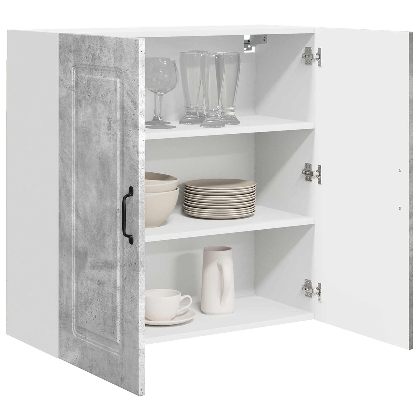 vidaXL Dishwasher Panel Kalmar Concrete Grey 80 x 31 x 80 cm