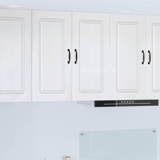 vidaXL Dishwasher Panel Kalmar High Gloss White 80 x 31 x 80 cm