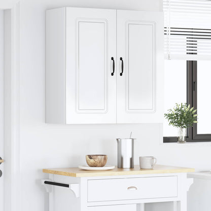 vidaXL Dishwasher Panel Kalmar High Gloss White 80 x 31 x 80 cm