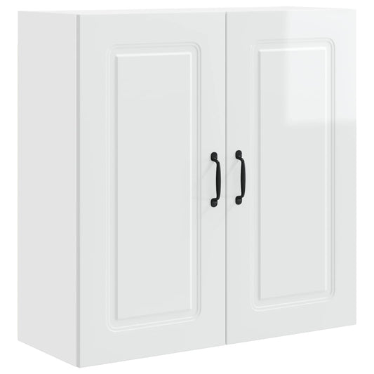 vidaXL Dishwasher Panel Kalmar High Gloss White 80 x 31 x 80 cm