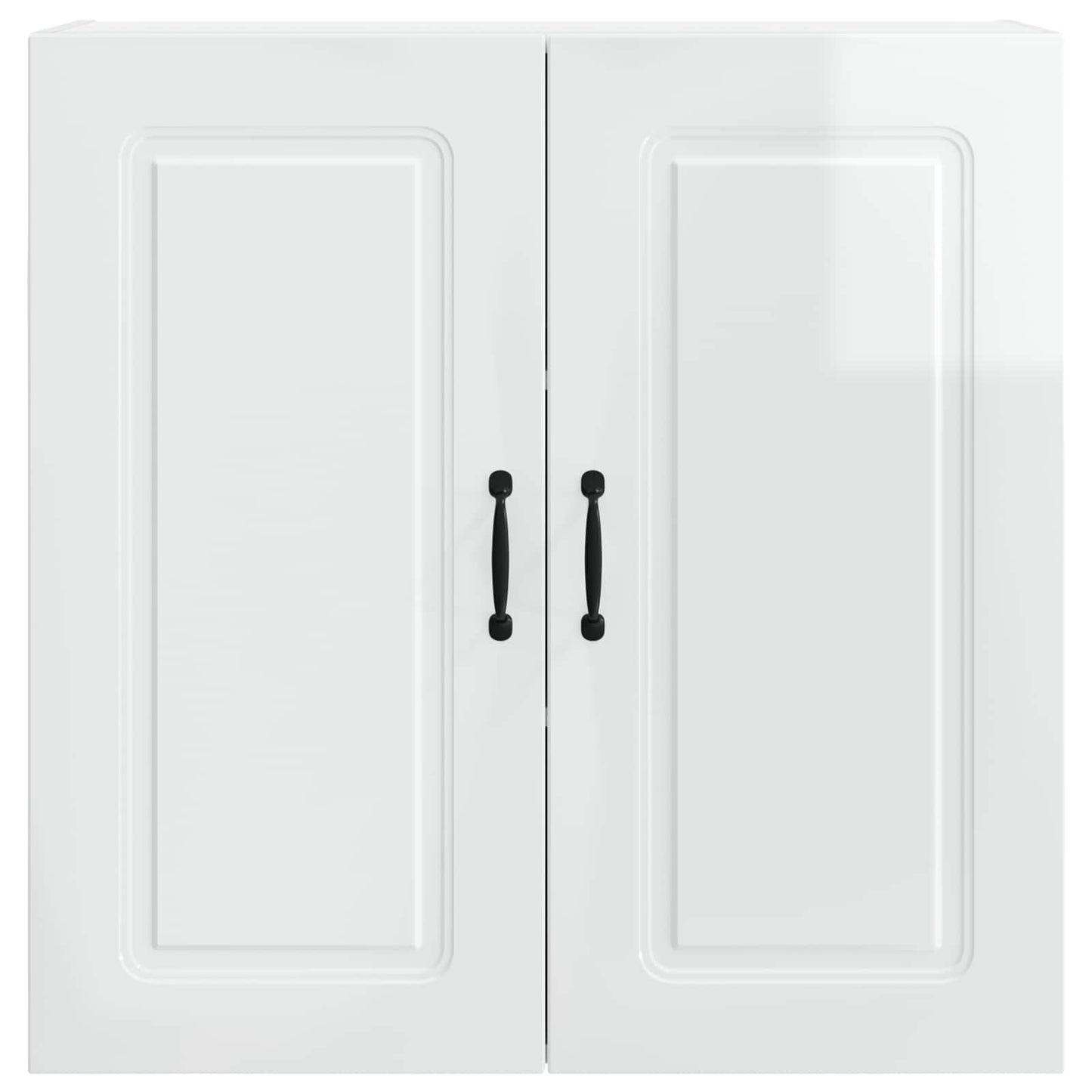 vidaXL Dishwasher Panel Kalmar High Gloss White 80 x 31 x 80 cm