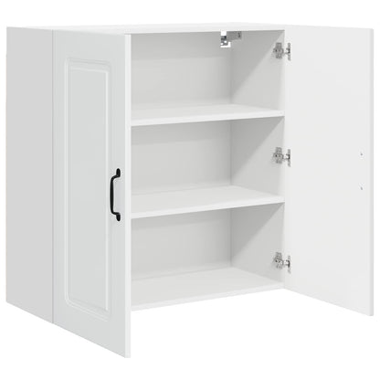 vidaXL Dishwasher Panel Kalmar High Gloss White 80 x 31 x 80 cm