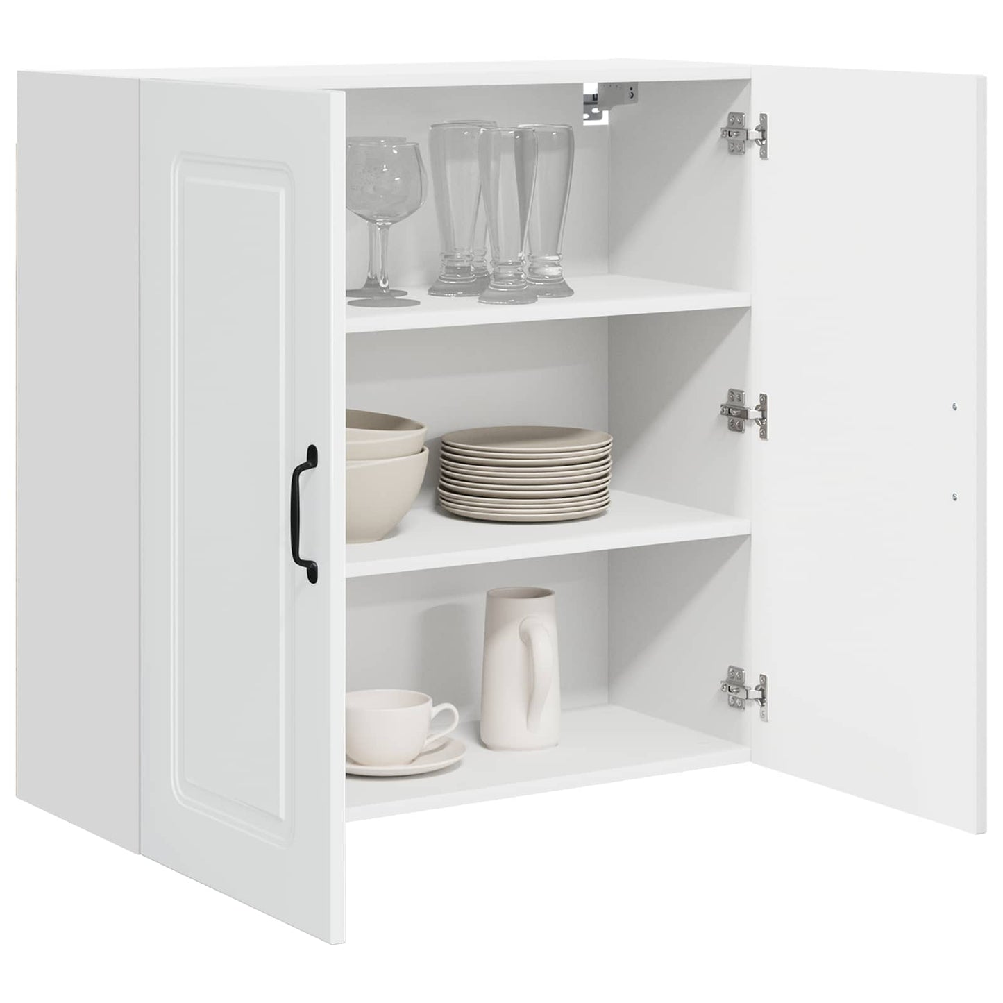 vidaXL Dishwasher Panel Kalmar High Gloss White 80 x 31 x 80 cm