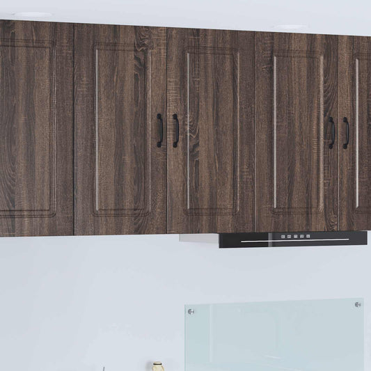 vidaXL Dishwasher Panel Kalmar Brown Oak 80 x 31 x 80 cm