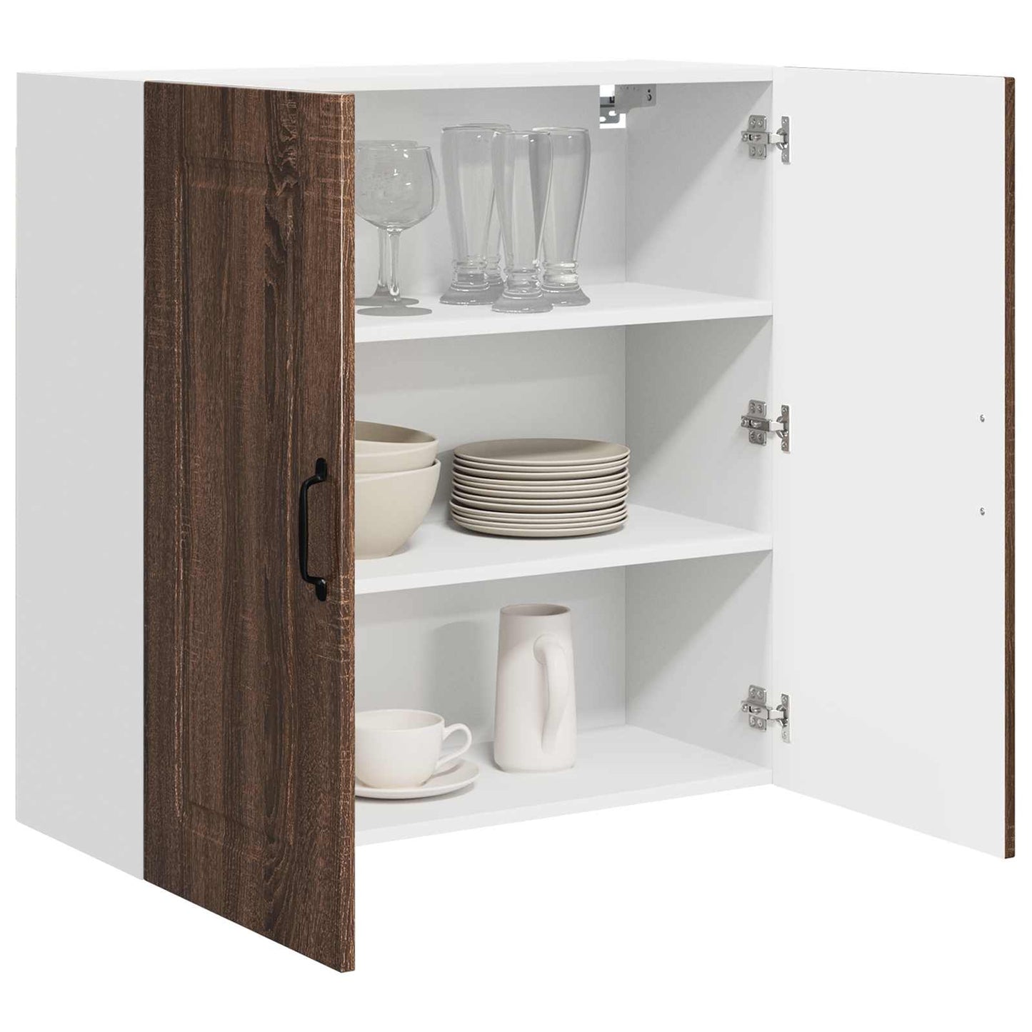 vidaXL Dishwasher Panel Kalmar Brown Oak 80 x 31 x 80 cm