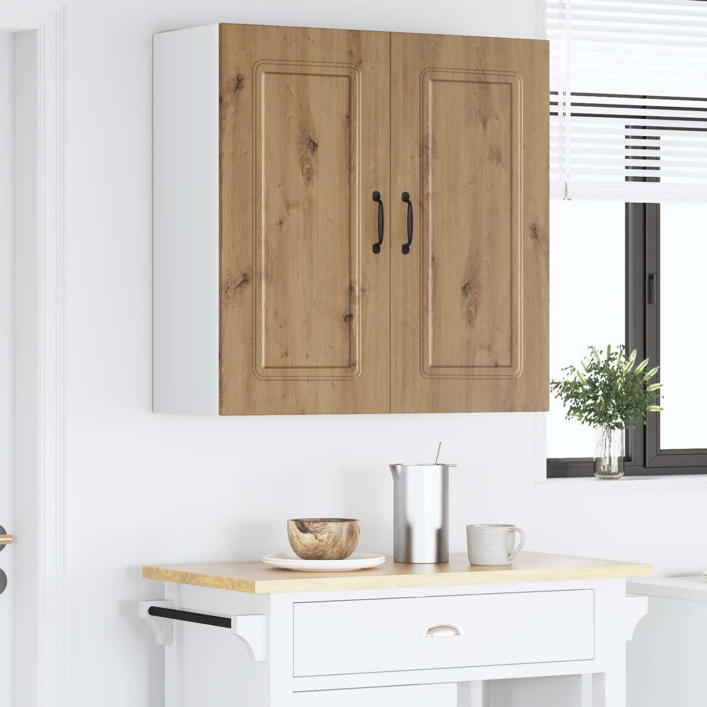 vidaXL Dishwasher Panel Kalmar Artisan Oak 80 x 31 x 80 cm