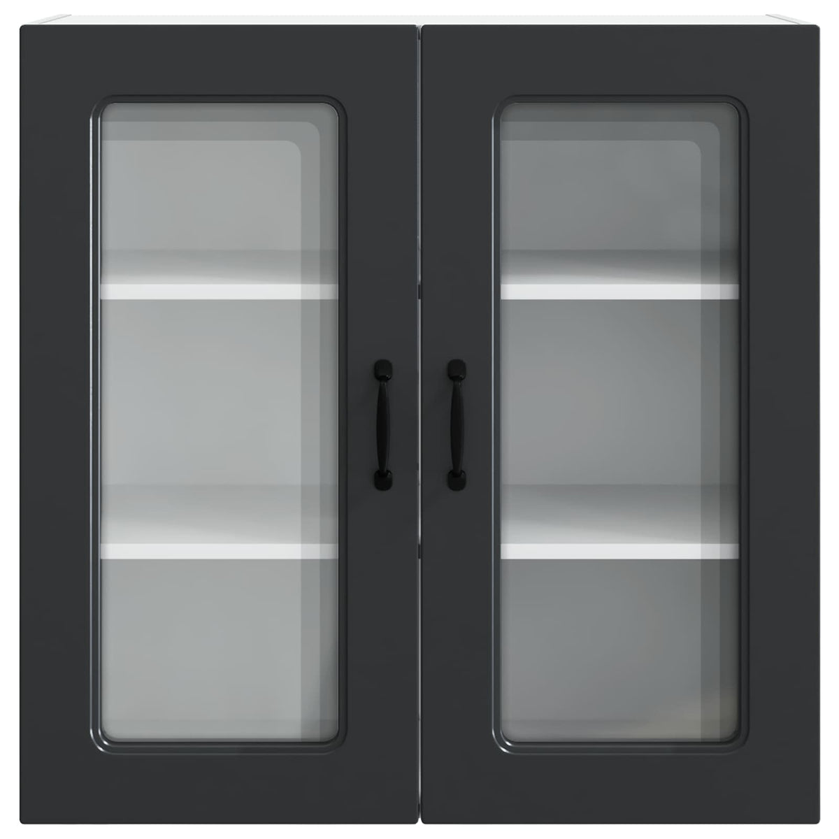 vidaXL Dishwasher Panel Kalmar Black 80 x 31 x 80 cm Engineered Wood