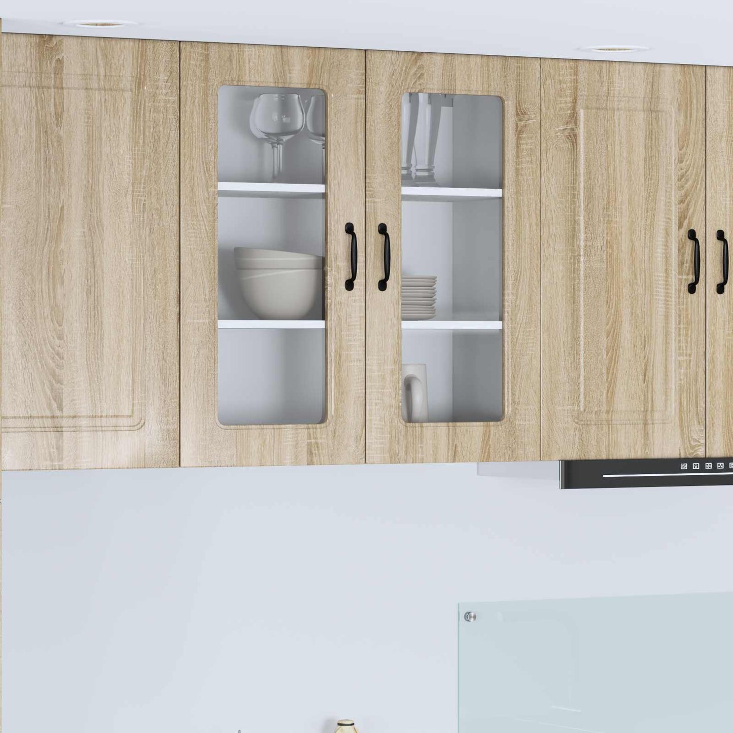 vidaXL Dishwasher Panel Kalmar Sonoma Oak 80 x 31 x 80 cm