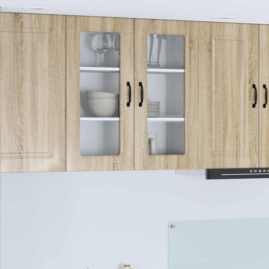 vidaXL Dishwasher Panel Kalmar Sonoma Oak 80 x 31 x 80 cm