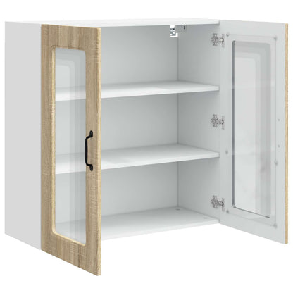 vidaXL Dishwasher Panel Kalmar Sonoma Oak 80 x 31 x 80 cm