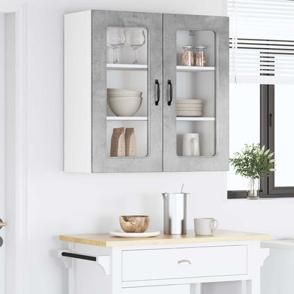 vidaXL Dishwasher Panel Kalmar Concrete Grey 80 x 31 x 80 cm