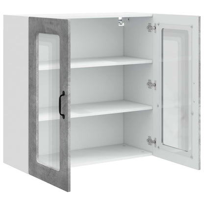 vidaXL Dishwasher Panel Kalmar Concrete Grey 80 x 31 x 80 cm