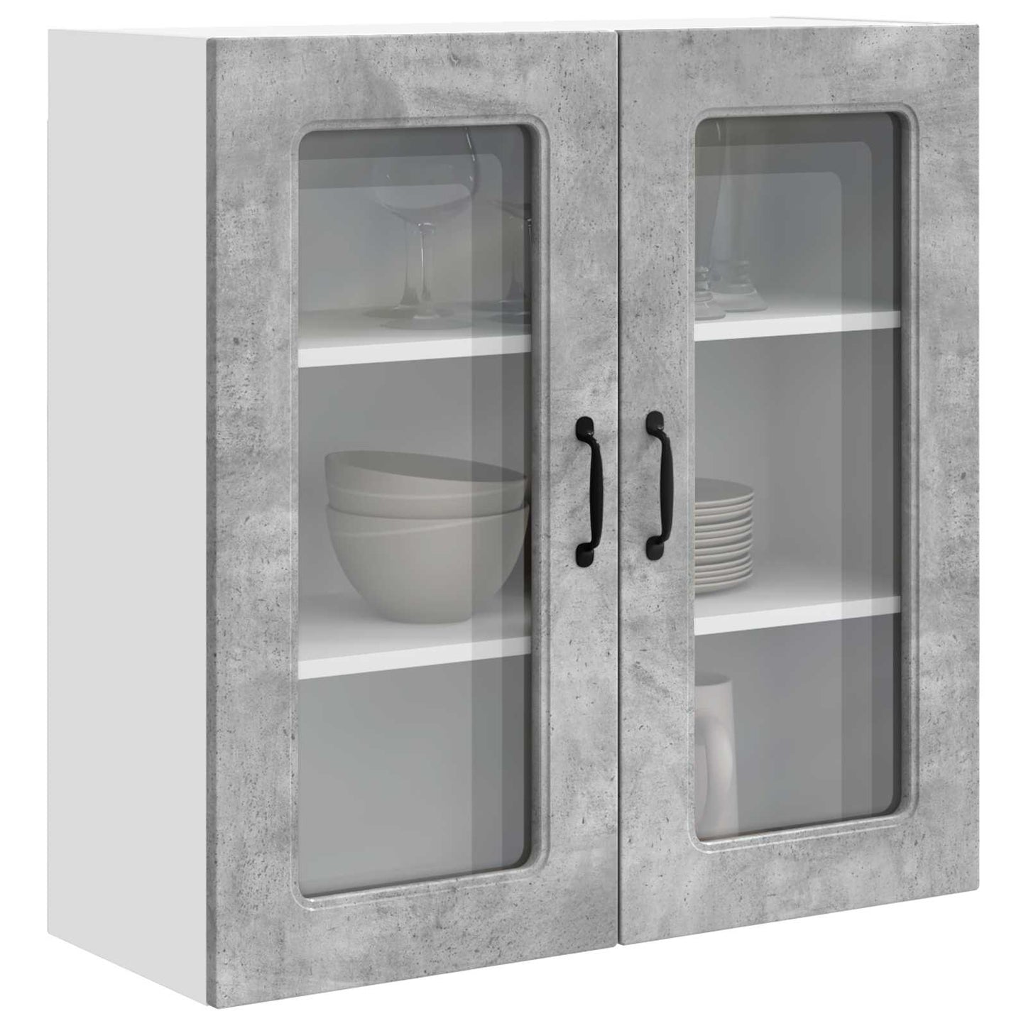 vidaXL Dishwasher Panel Kalmar Concrete Grey 80 x 31 x 80 cm