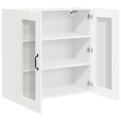 vidaXL Dishwasher Panel Kalmar High Gloss White 80 x 31 x 80 cm
