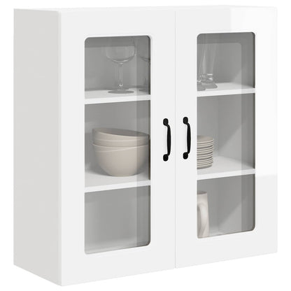 vidaXL Dishwasher Panel Kalmar High Gloss White 80 x 31 x 80 cm