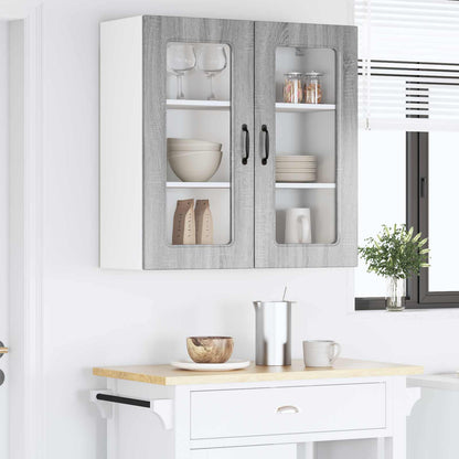 vidaXL Dishwasher Panel Kalmar Grey Sonoma 80 x 31 x 80 cm