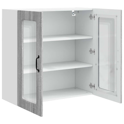 vidaXL Dishwasher Panel Kalmar Grey Sonoma 80 x 31 x 80 cm