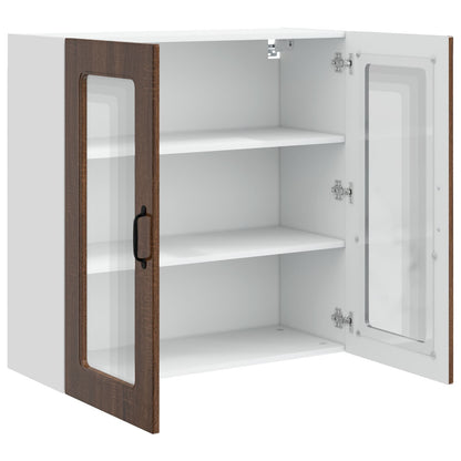 vidaXL Dishwasher Panel Kalmar Brown Oak 80 x 31 x 80 cm