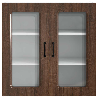 vidaXL Dishwasher Panel Kalmar Brown Oak 80 x 31 x 80 cm