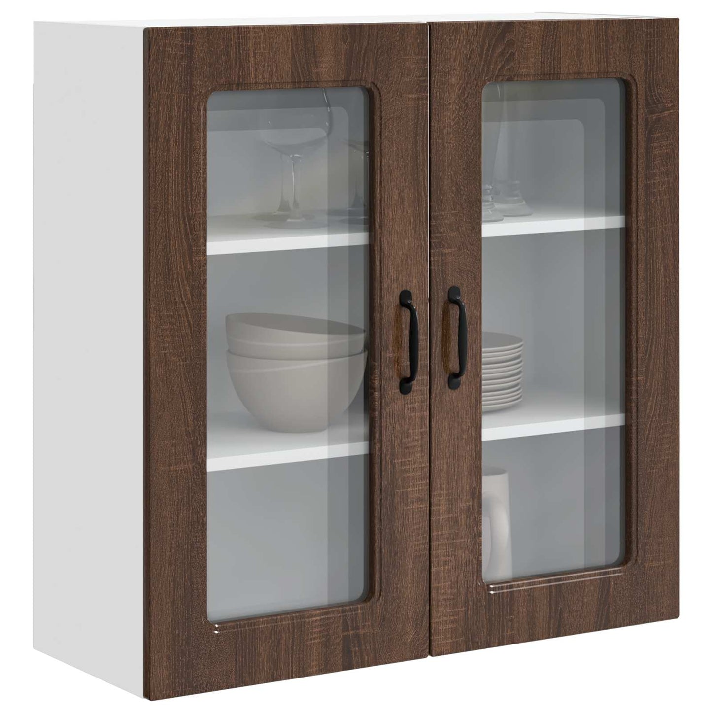 vidaXL Dishwasher Panel Kalmar Brown Oak 80 x 31 x 80 cm