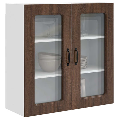 vidaXL Dishwasher Panel Kalmar Brown Oak 80 x 31 x 80 cm