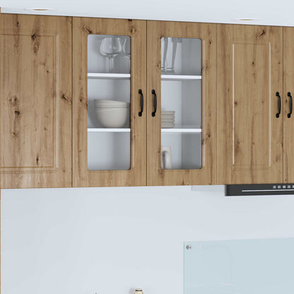 vidaXL Dishwasher Panel Kalmar Artisan Oak 80 x 31 x 80 cm