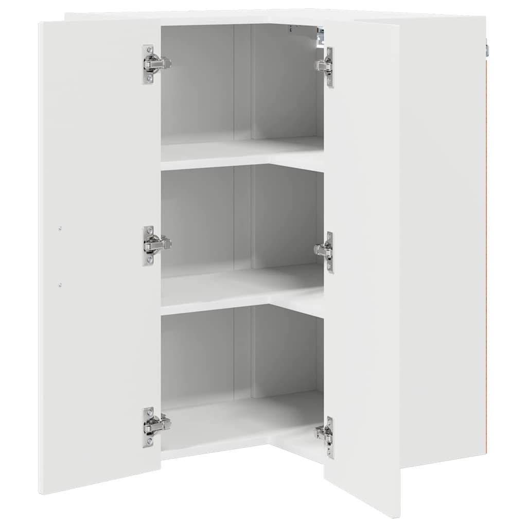 vidaXL Dishwasher Panel Kalmar White 57 x 57 x 80 cm Engineered Wood