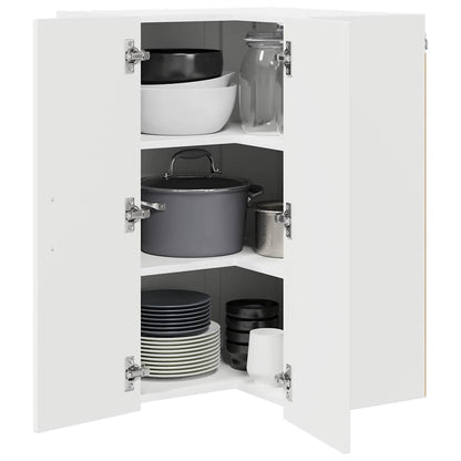 vidaXL Dishwasher Panel Kalmar White 57 x 57 x 80 cm Engineered Wood