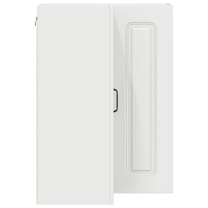 vidaXL Dishwasher Panel Kalmar White 57 x 57 x 80 cm Engineered Wood