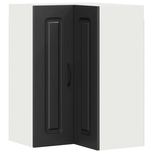 vidaXL Dishwasher Panel Kalmar Black 57 x 57 x 80 cm Engineered Wood