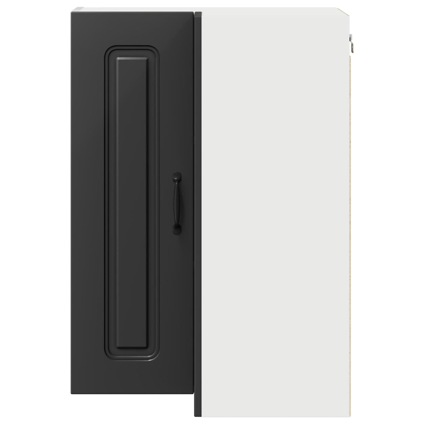 vidaXL Dishwasher Panel Kalmar Black 57 x 57 x 80 cm Engineered Wood