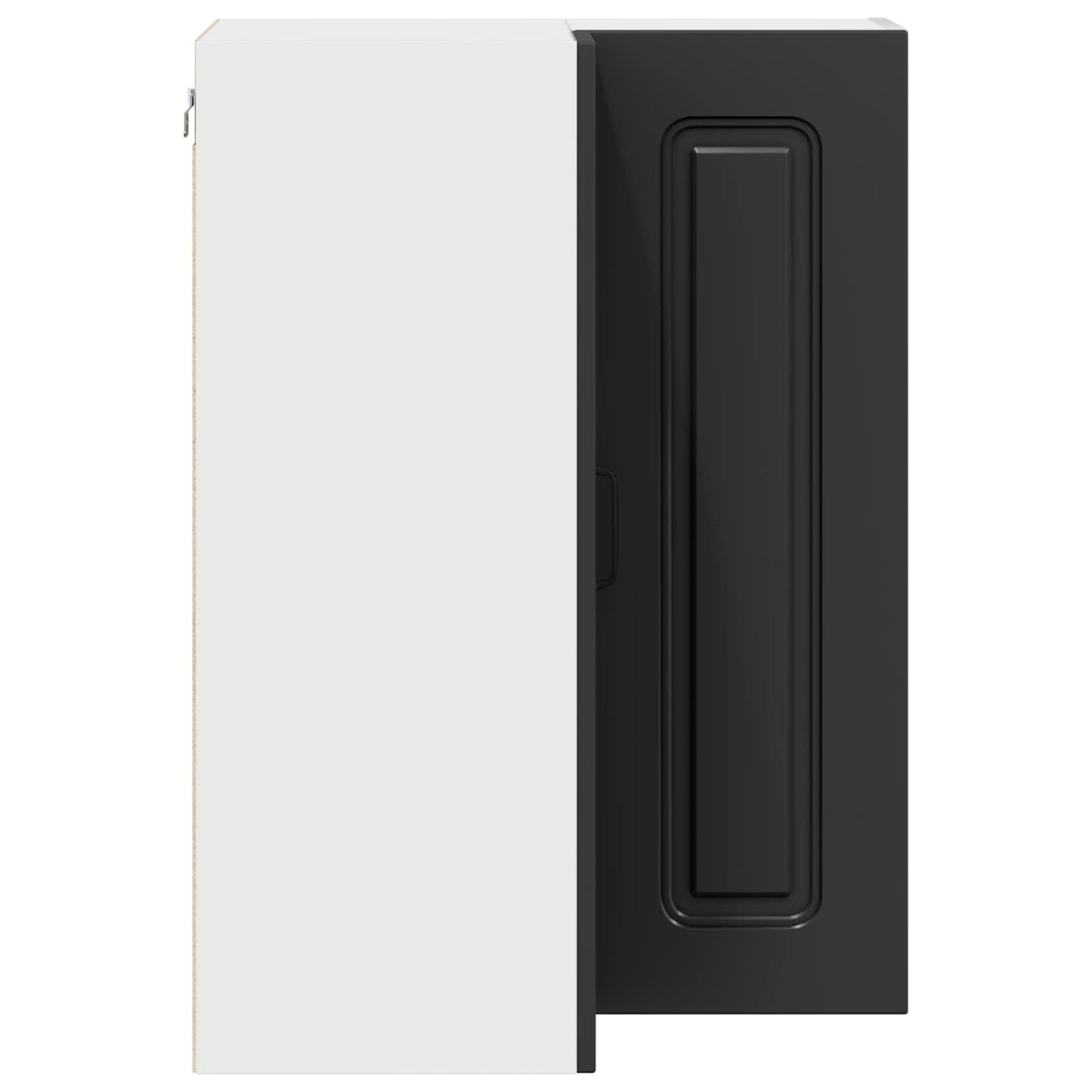 vidaXL Dishwasher Panel Kalmar Black 57 x 57 x 80 cm Engineered Wood