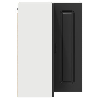 vidaXL Dishwasher Panel Kalmar Black 57 x 57 x 80 cm Engineered Wood
