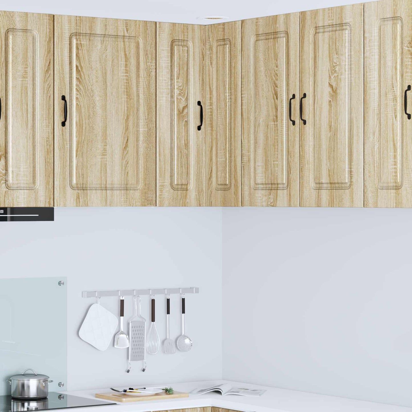vidaXL Dishwasher Panel Kalmar Sonoma Oak 57 x 57 x 80 cm