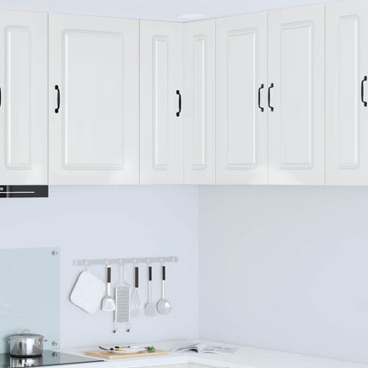 vidaXL Dishwasher Panel Kalmar High Gloss White 57 x 57 x 80 cm
