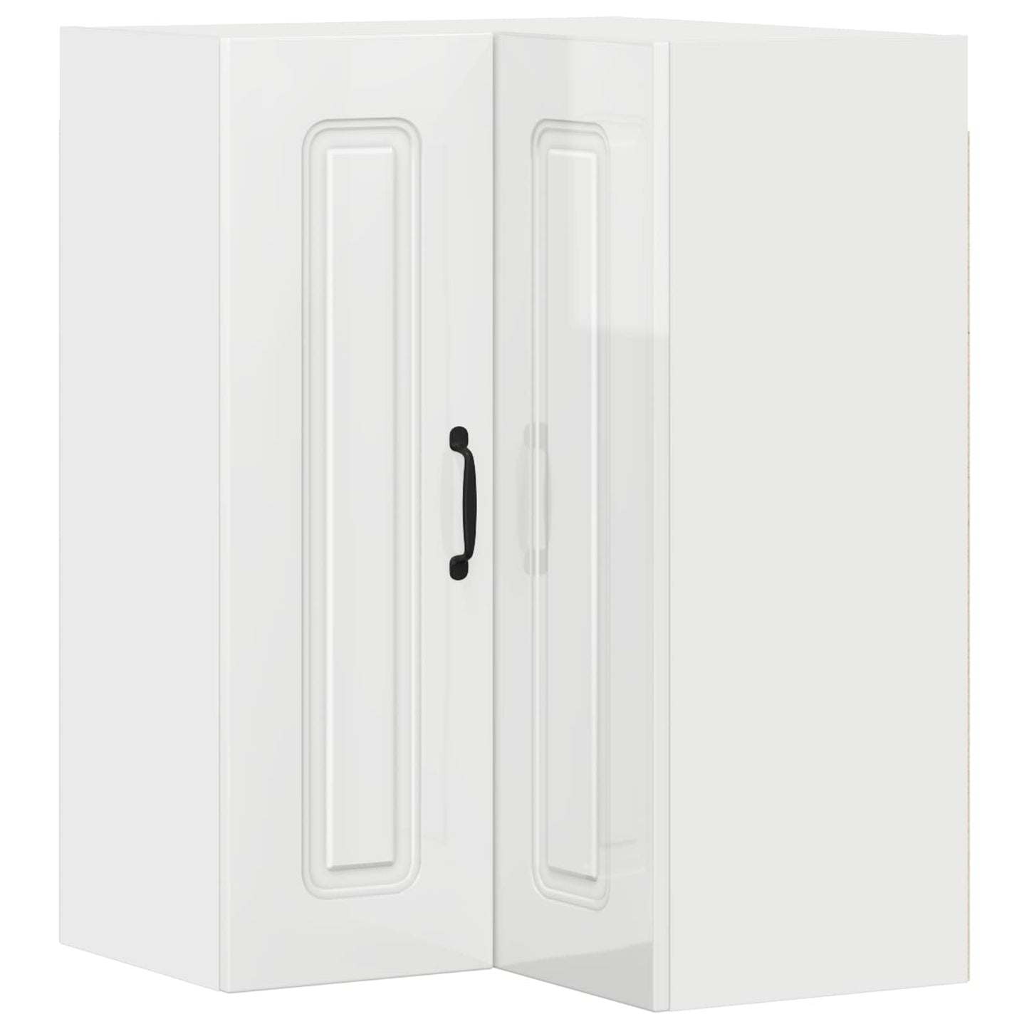 vidaXL Dishwasher Panel Kalmar High Gloss White 57 x 57 x 80 cm
