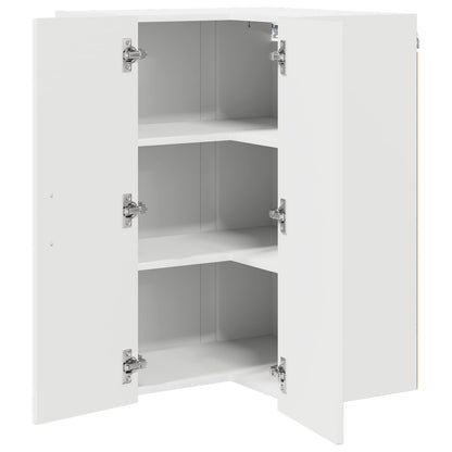 vidaXL Dishwasher Panel Kalmar High Gloss White 57 x 57 x 80 cm