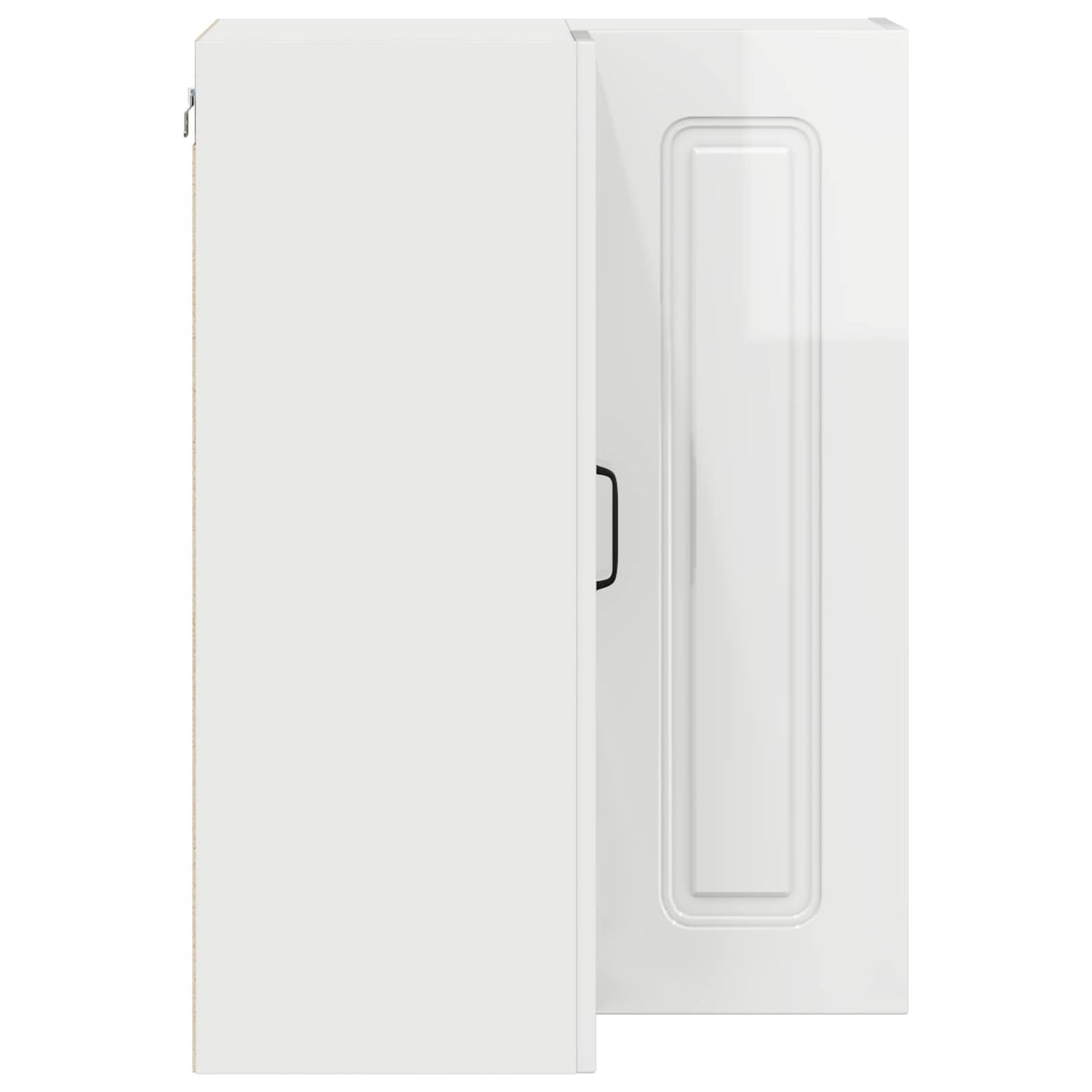 vidaXL Dishwasher Panel Kalmar High Gloss White 57 x 57 x 80 cm