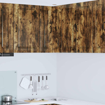 vidaXL Dishwasher Panel Kalmar Smoked Oak 57 x 57 x 80 cm