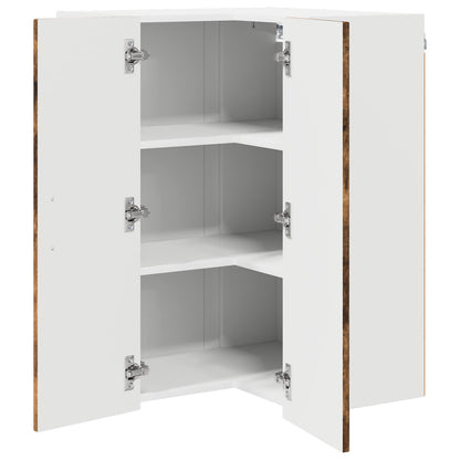 vidaXL Dishwasher Panel Kalmar Smoked Oak 57 x 57 x 80 cm