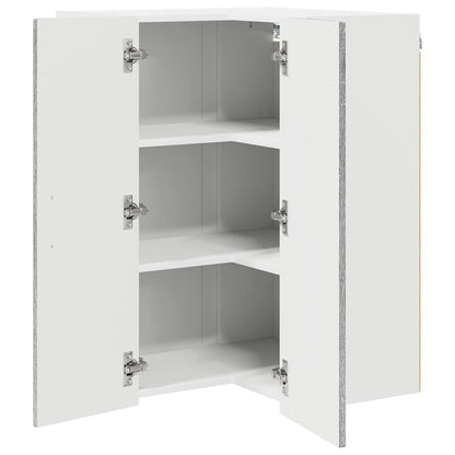 vidaXL Dishwasher Panel Kalmar Grey Sonoma 57 x 57 x 80 cm
