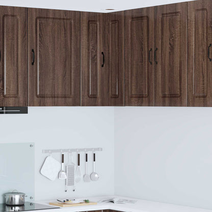 vidaXL Dishwasher Panel Kalmar Brown Oak 57 x 57 x 80 cm