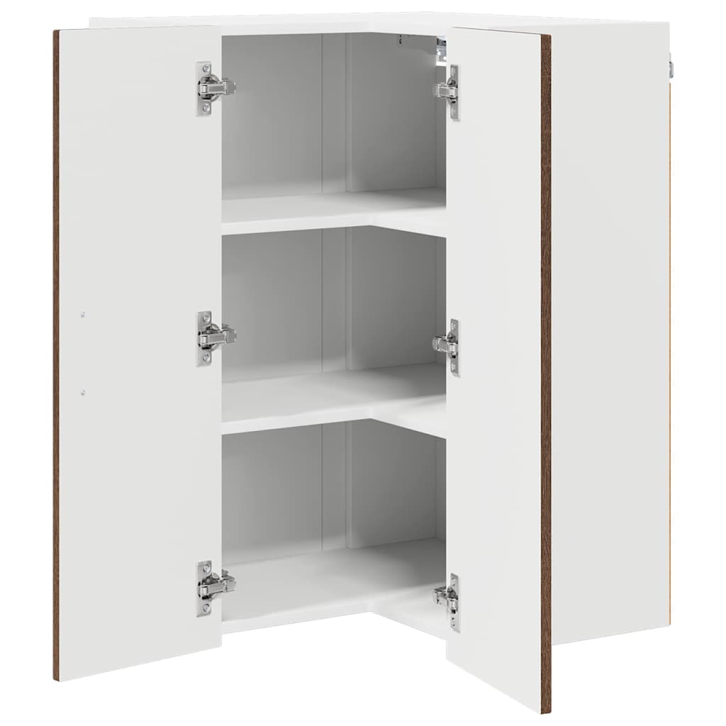 vidaXL Dishwasher Panel Kalmar Brown Oak 57 x 57 x 80 cm