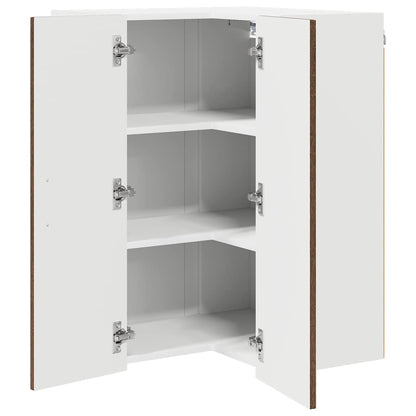 vidaXL Dishwasher Panel Kalmar Brown Oak 57 x 57 x 80 cm