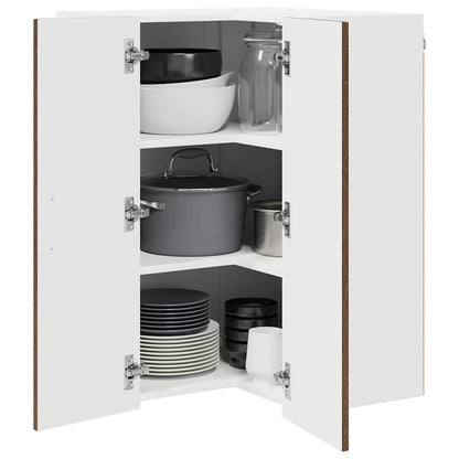 vidaXL Dishwasher Panel Kalmar Brown Oak 57 x 57 x 80 cm