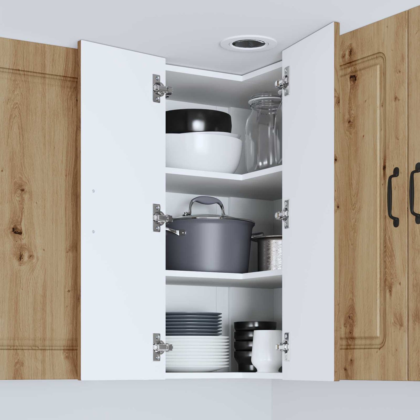 vidaXL Dishwasher Panel Kalmar Artisan Oak 57 x 57 x 80 cm