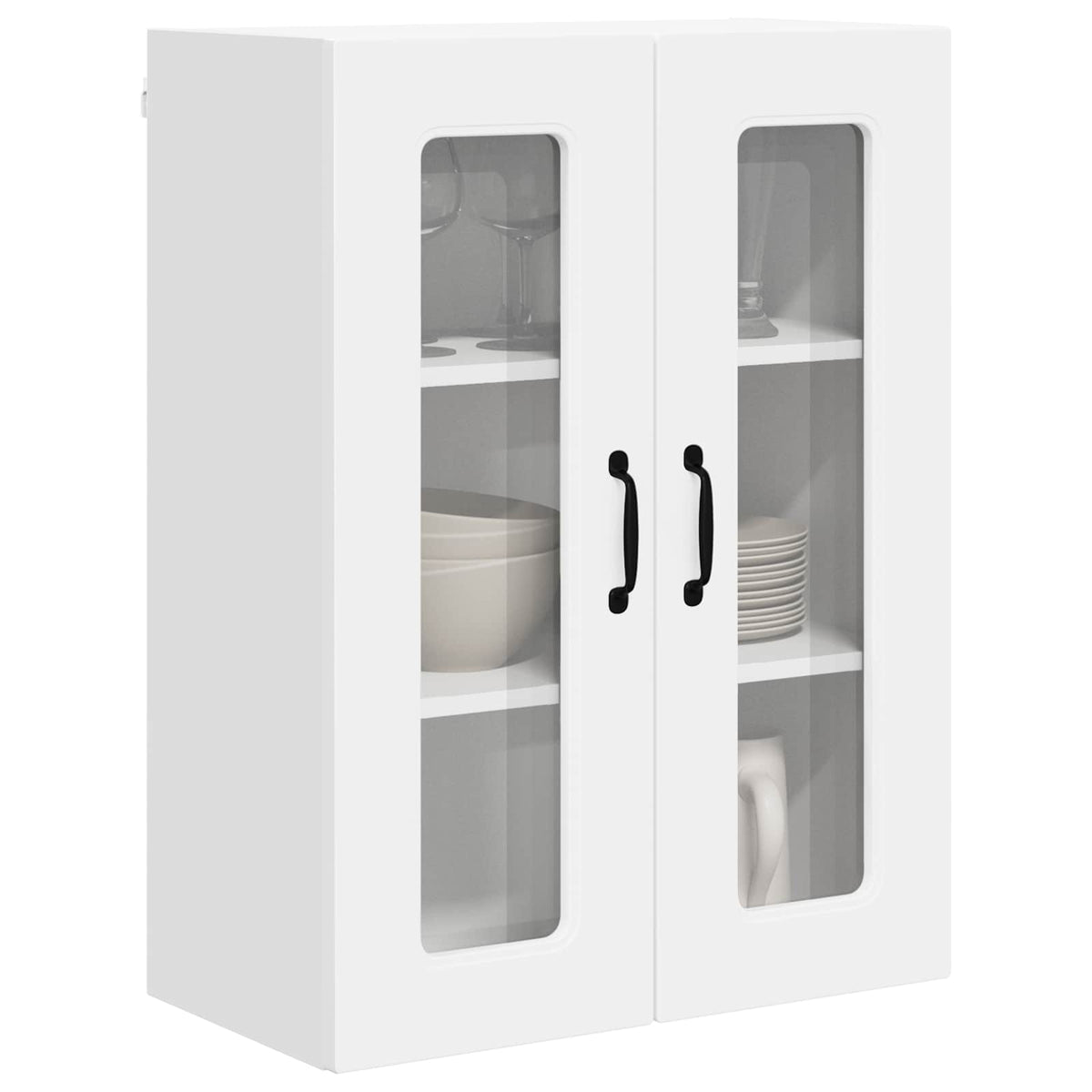 vidaXL Dishwasher Panel Kalmar White 60 x 31 x 80 cm Engineered Wood