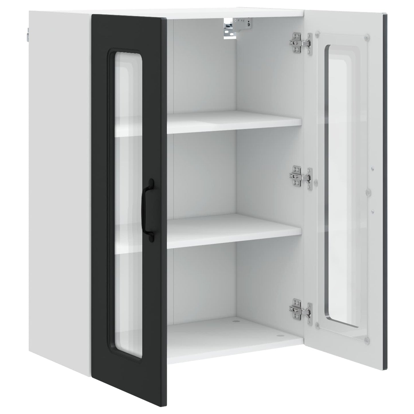 vidaXL Dishwasher Panel Kalmar Black 60 x 31 x 80 cm Engineered Wood