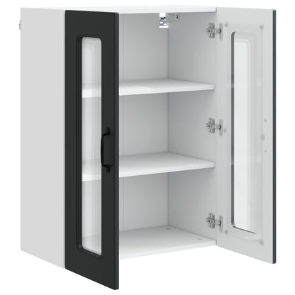 vidaXL Dishwasher Panel Kalmar Black 60 x 31 x 80 cm Engineered Wood