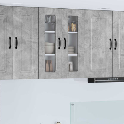vidaXL Dishwasher Panel Kalmar Concrete Grey 60 x 31 x 80 cm